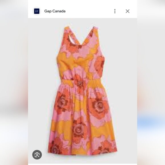 Bundle Of 3 GAP Kids Dresses & Purple Romper - Size M (7-9 Girls) Like New - Picture 6 of 7